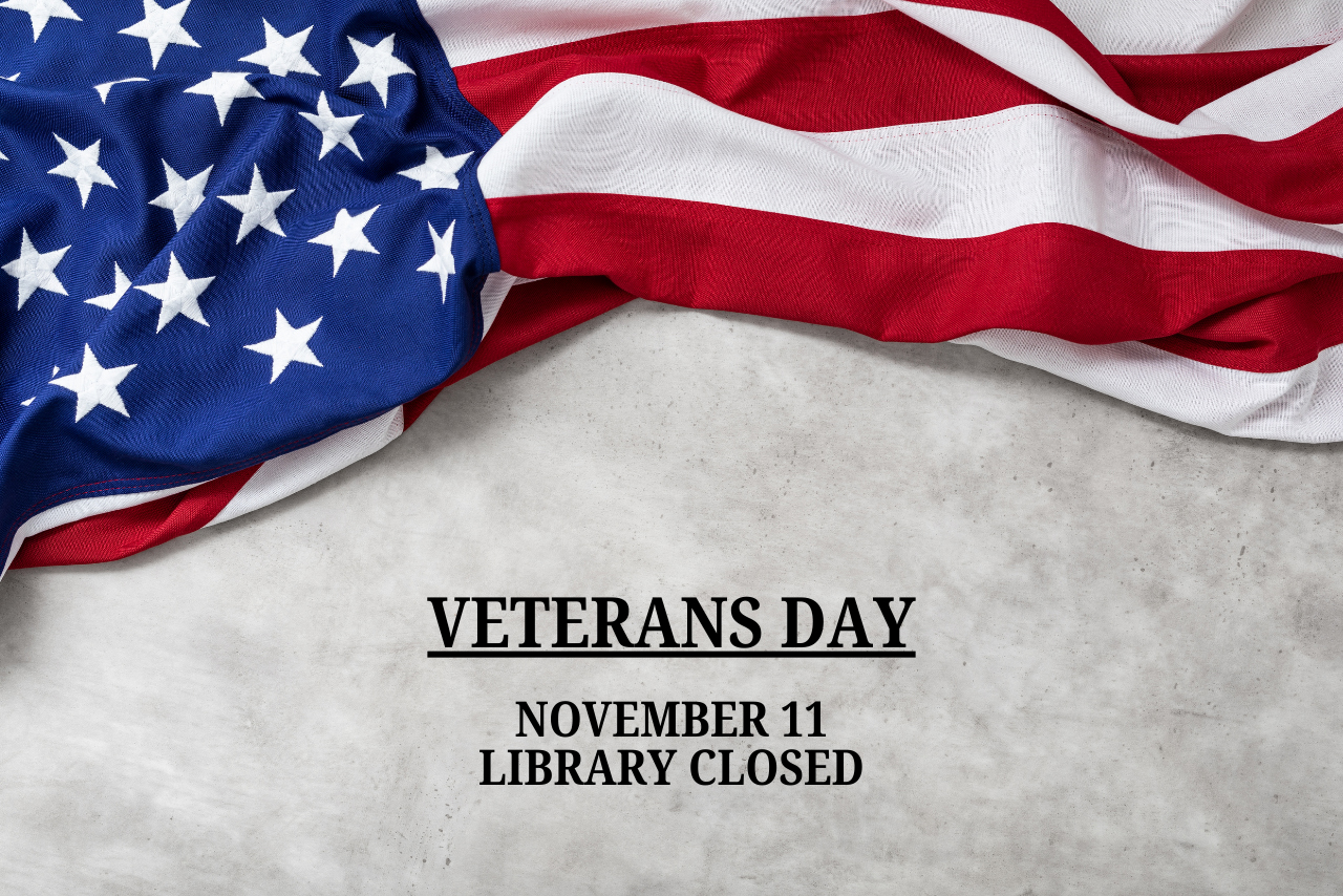 Library Closed on Veteran's Day