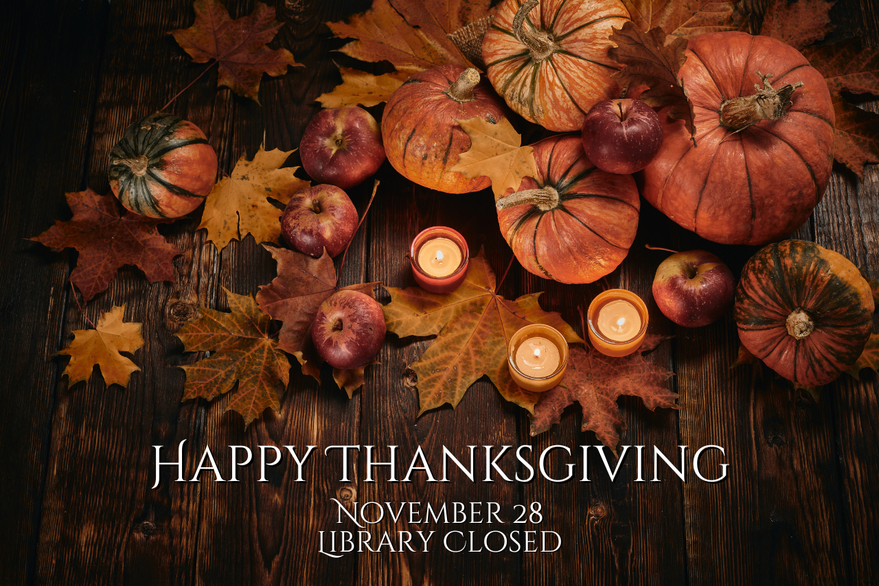 Library Closed for Thanksgiving